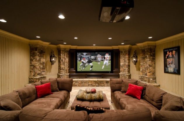 Brad Roemer shows off a "man cave" in an epic basement remodel.